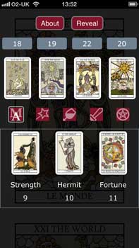 tarot card combinations app paranormality