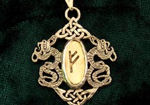 Gold Rune Pendant